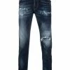 Dsquared2 jean slim à effet déchiré