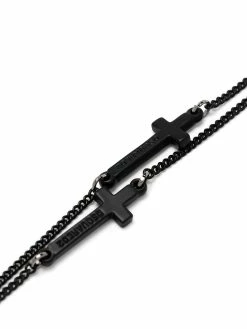 Dsquared2 bracelet à breloque croix