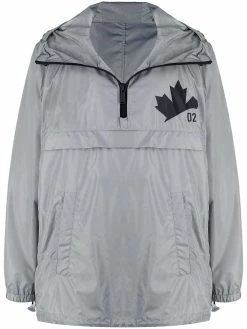 Dsquared2 coupe-vent à logo imprimé