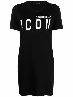 Dsquared2 robe à logo imprimé