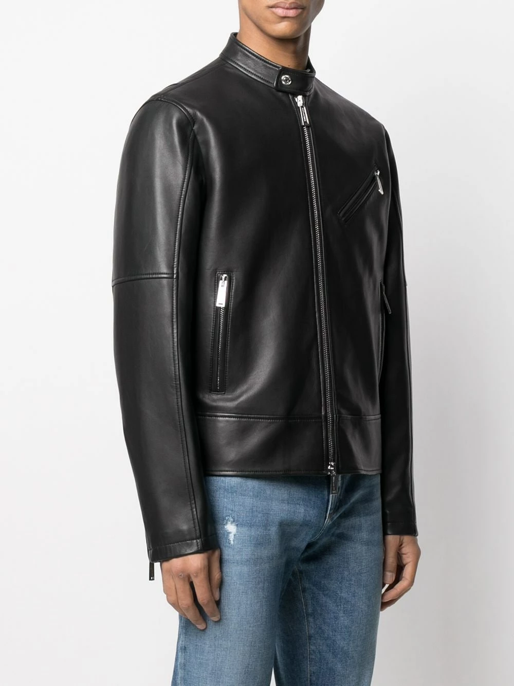 Dsquared2 Qualité Garantie Veste à fermeture zippée vestes en cuir homme 5 Dsquared2 veste à fermeture zippée