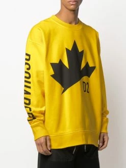 Soldes En Ligne Dsquared2 Sweat à logo imprimé sweats homme 9 Dsquared2 sweat à logo imprimé