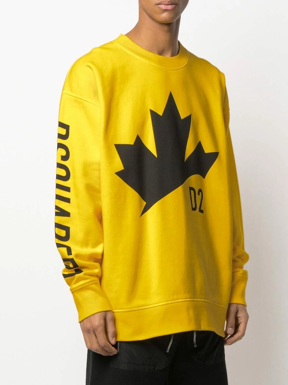 Soldes En Ligne Dsquared2 Sweat à logo imprimé sweats homme 5 Dsquared2 sweat à logo imprimé