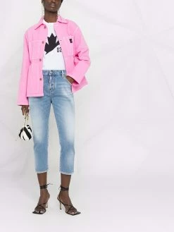 Dsquared2 jean court à patch logo