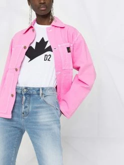 Dsquared2 jean court à patch logo