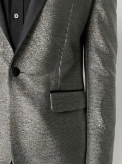 Authentique 100% Dsquared2 Blazer métallisé à finitions en satin vestes homme 11 Dsquared2 blazer métallisé à finitions en satin