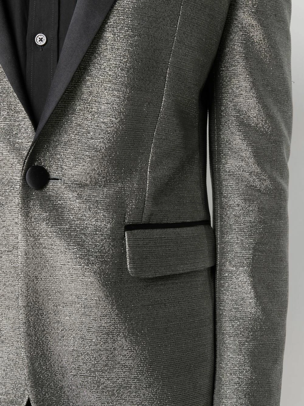 Authentique 100% Dsquared2 Blazer métallisé à finitions en satin vestes homme 7 Dsquared2 blazer métallisé à finitions en satin