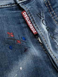 Dsquared2 jean skinny à broderies