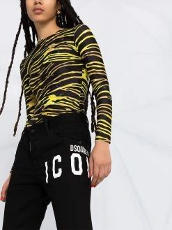 Dsquared2 jean slim à imprimé Icon
