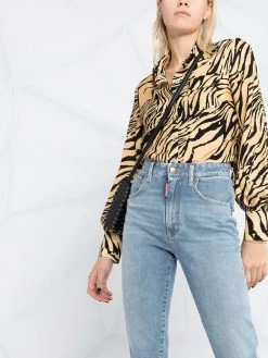 Dsquared2 jean court à ornements en cristal