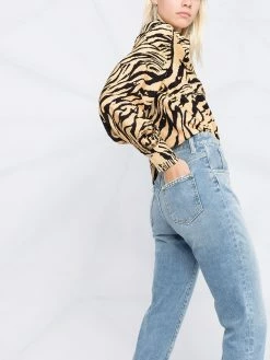 Dsquared2 jean court à ornements en cristal