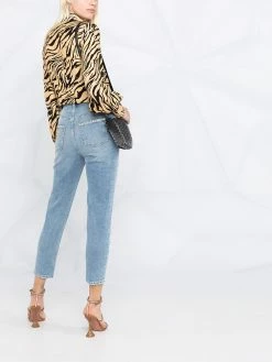 Dsquared2 jean court à ornements en cristal