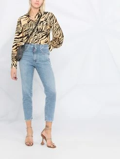 Dsquared2 jean court à ornements en cristal