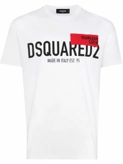 Dsquared2 t-shirt Red Tag à logo imprimé