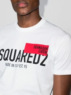 Dsquared2 t-shirt Red Tag à logo imprimé