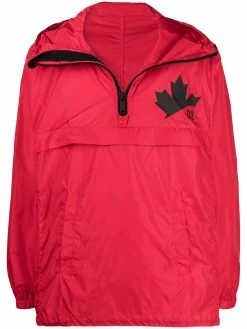 Dsquared2 coupe-vent à logo imprimé