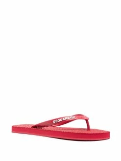 Dsquared2 tongs à logo imprimé