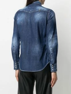 Dsquared2 chemise en jean à patch logo