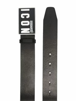Dsquared2 ceinture en cuir à boucle Icon