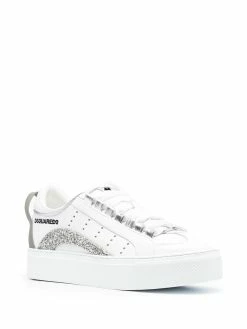 Dsquared2 baskets à empiècements pailletés