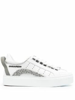 Dsquared2 baskets à empiècements pailletés