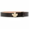 Dsquared2 ceinture Maple Leaf en cuir