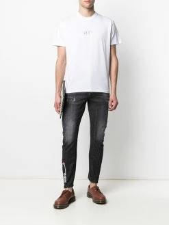 Dsquared2 jean skinny à effet usé