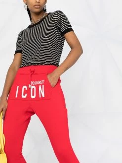 Dsquared2 pantalon de jogging à imprimé graphique