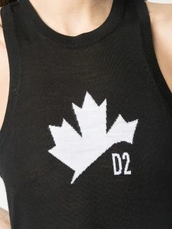 Dsquared2 débardeur en maille intarsia