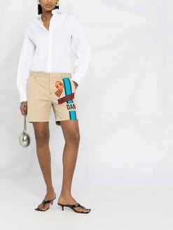 Dsquared2 combishort à détails de plis creux