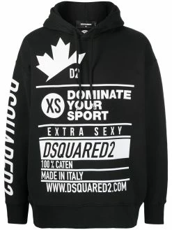 Dsquared2 hoodie à logo imprimé