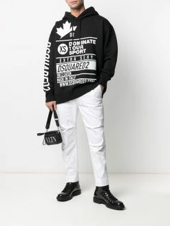 Dsquared2 hoodie à logo imprimé