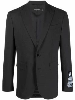 Dsquared2 veste à simple boutonnage