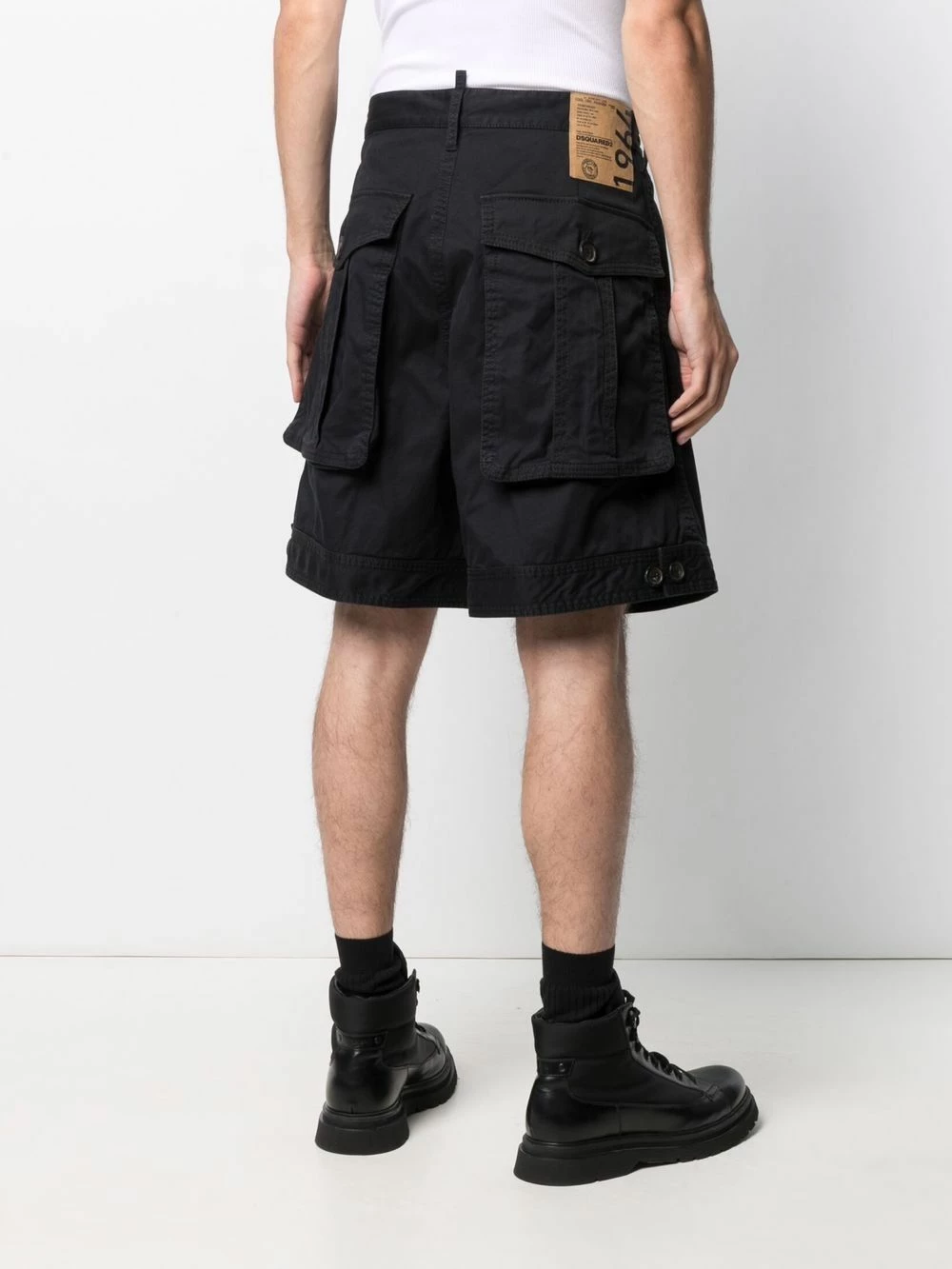 Dsquared2 Prix Distinctifs Bermuda à patch logo shorts marin homme 6 Dsquared2 bermuda à patch logo
