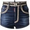 Dsquared2 short en jean à détails de clous