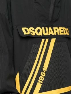 Dsquared2 coupe-vent oversize à logo imprimé