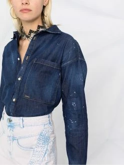 Dsquared2 chemise College en jean