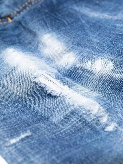 Dsquared2 robe en jean à design sans manches