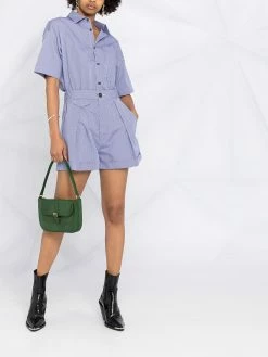 Dsquared2 combishort boutonnée à manches courtes