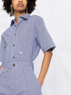 Dsquared2 combishort boutonnée à manches courtes