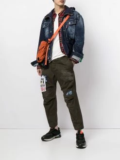 Dsquared2 pantalon crop à patch logo