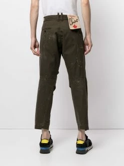 Dsquared2 pantalon crop à patch logo