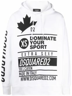 Dsquared2 hoodie à logo imprimé