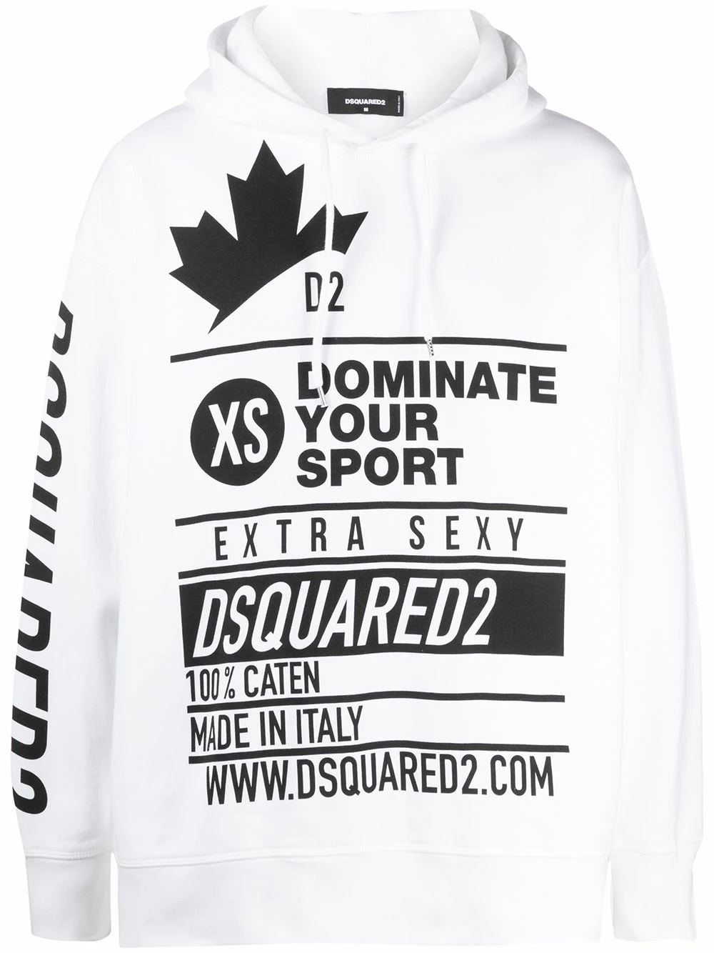Dsquared2 Hoodie à logo imprimé Bonne Qualité hoodies homme 3 Dsquared2 hoodie à logo imprimé