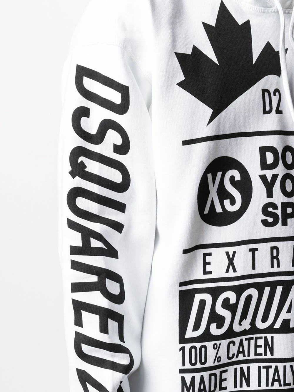 Dsquared2 Hoodie à logo imprimé Bonne Qualité hoodies homme 7 Dsquared2 hoodie à logo imprimé