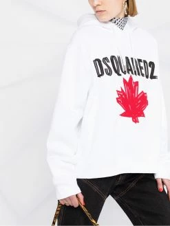 Dsquared2 hoodie à logo imprimé