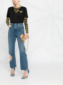 Dsquared2 t-shirt à col v