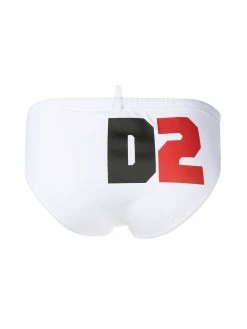 Dsquared2 short de bain à imprimé feuille d'érable