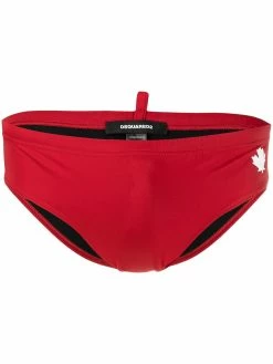 Dsquared2 short de bain à imprimé feuille d'érable