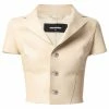 Dsquared2 Prix Acceptable Veste en cuir à manches courtes vestes en cuir femme 1 Dsquared2 veste en cuir à manches courtes